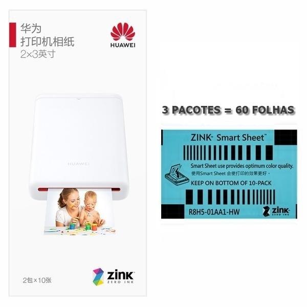 PACOTE DE FOLHAS PARA IMPRESSORA PORTÁTIL HUAWEI ORIGINAL